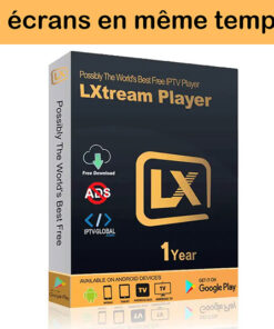 code lxtream iptv  3 multi ecrans
